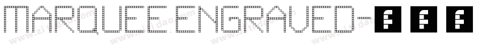 Marquee Engraved字体转换